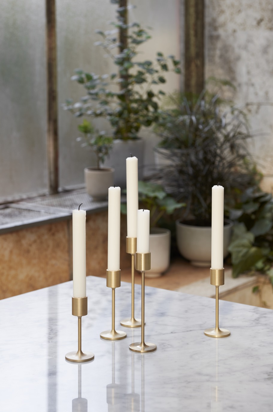 &Tradition Collect Candleholder SC58 Brass H: 13 cm 